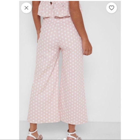 English Factory Pink Polka Dot Tie Top & Marching Trousers - Picture 5 of 16